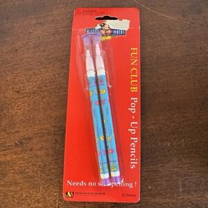 NOS Vintage Mickey For Kids Fun Club Pop Up Pencil With Eraser.  Taiwan